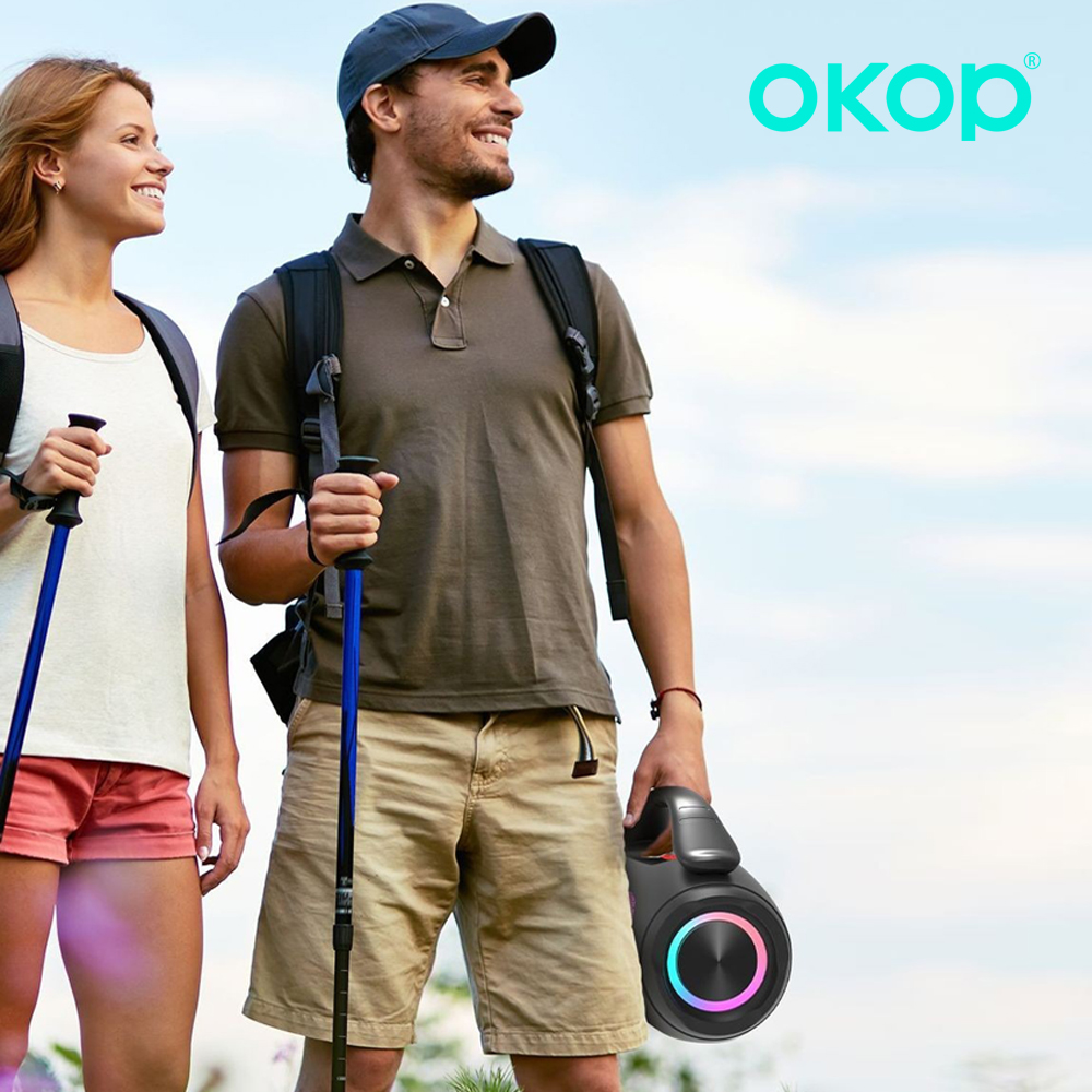 Apple Music Audio Quality - OKOP Bluetooth Speaker, AI Speaker,High-power High-quality