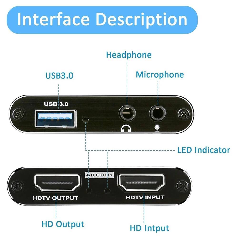 4K HDMI-Compatible to USB 3.0  - огляд і ціна Audio Music Live
