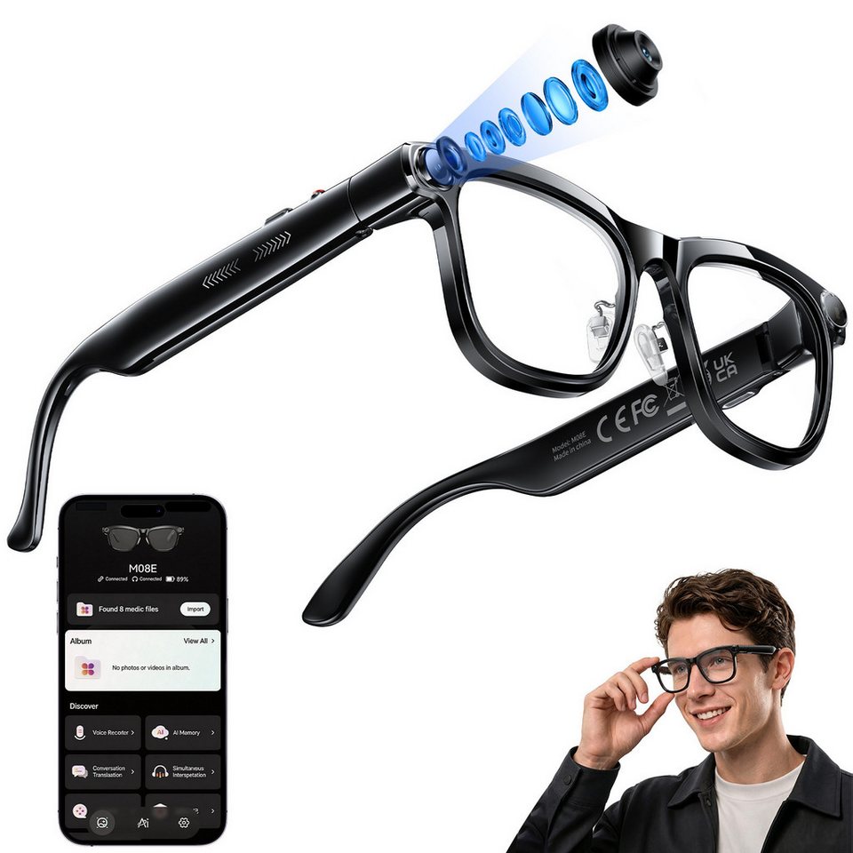 AI Smart Glasses with ChatGPT  - огляд і ціна Audio Music Maker
