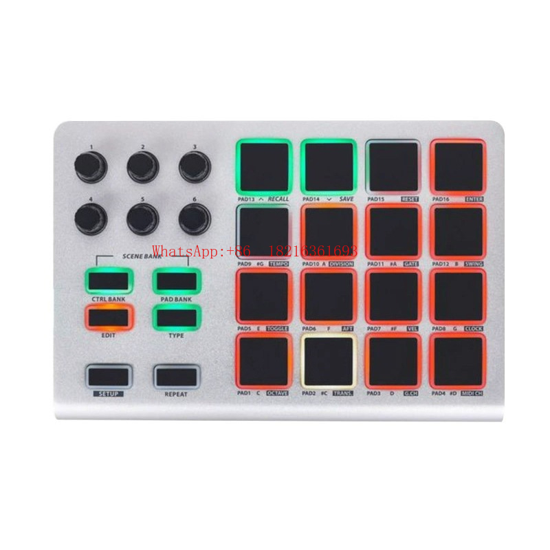 20.26NEW Portable Slim Aluminu - огляд і ціна Midi Controller Pad