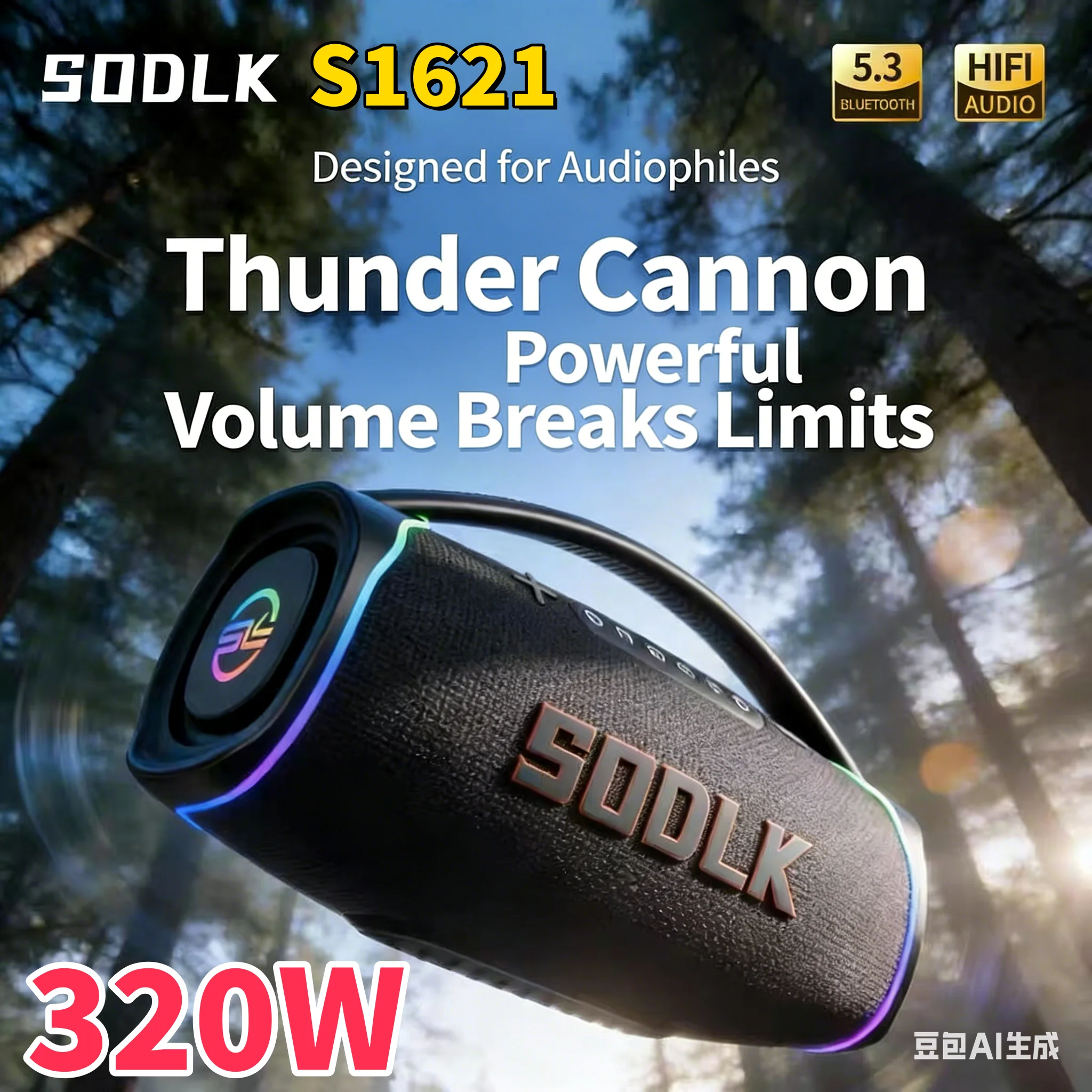 SODLK S1621New Model 320W Port - огляд і ціна Apple Music Audio Quality