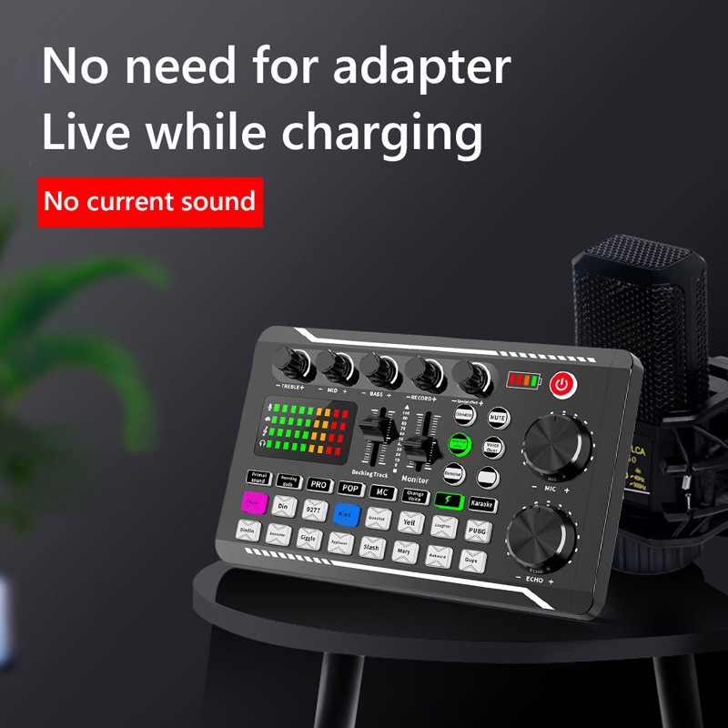 F998 Live Sound Card Audio Tun - огляд і ціна Audio Music Voice Changer