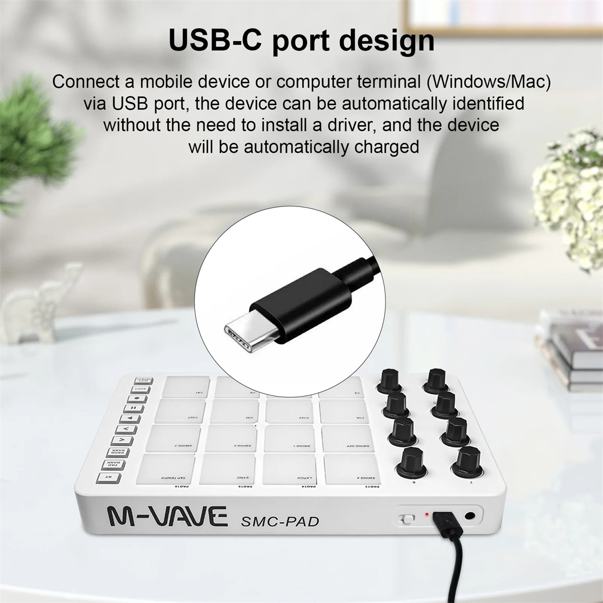 M-VAVE SMC-PAD Wireless MIDI C - огляд і ціна Midi Controller Pad