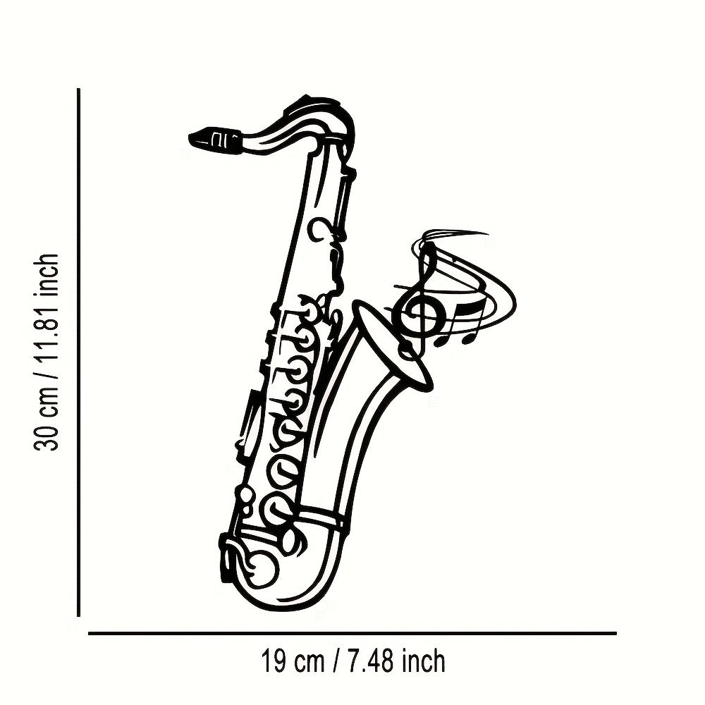 Metal Wall Art Saxophone Decor - огляд і ціна Audio Music Live