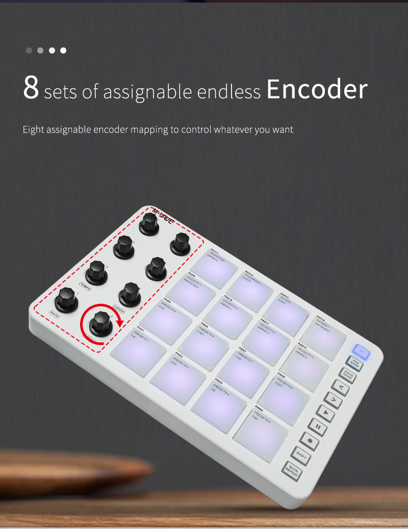 M-Vave SMC-PAD LaunchPad Desig - огляд і ціна Midi Controller Pad