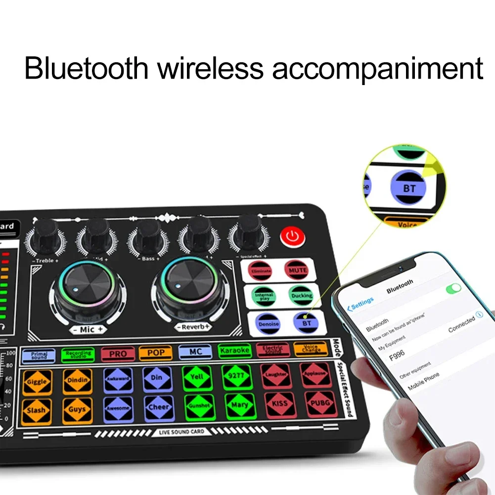 USB Audio Mixer Live Sound Car - огляд і ціна Audio Music Voice Changer