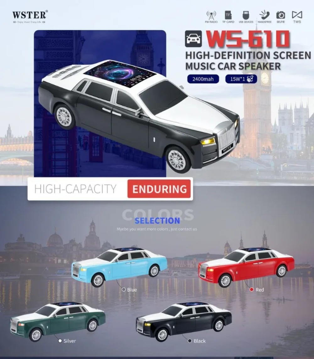 Luxury Car Model Bluetooth Spe - огляд і ціна Audio Music Effect