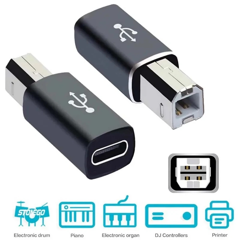 USB B Male to USB Type C Femal - огляд і ціна Midi Controller Pad