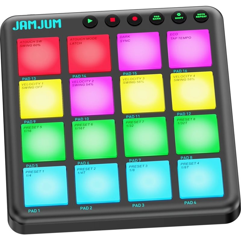【TRAVEL ESSENTIAL】JAMJUM MIDI  - огляд і ціна Midi Controller Pad