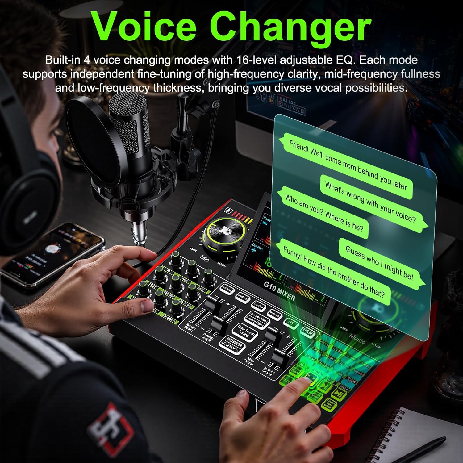 Tenlamp G10 Live Streaming Aud - огляд і ціна Audio Music Maker