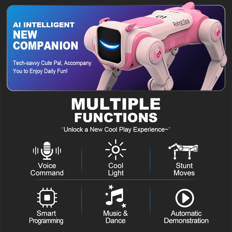 JCMO Intelligent AI RC Robot D - огляд і ціна Audio Music Maker