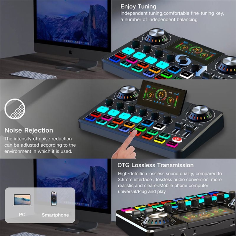ABLB-Audio Mixer, Live Sound C - огляд і ціна Audio Music Voice Changer
