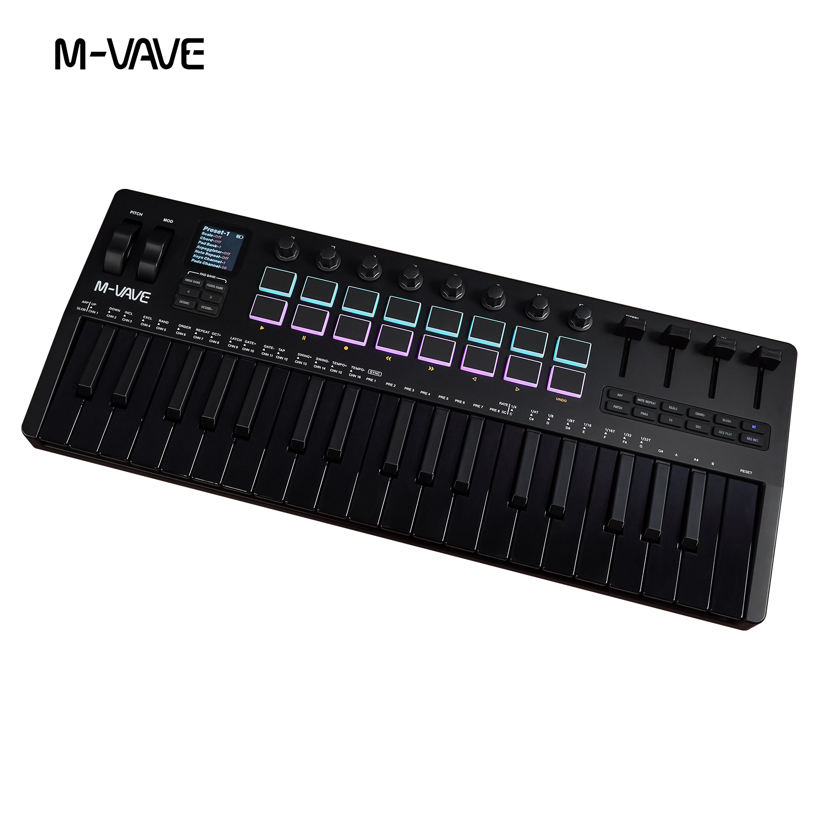 M-VAVE SMK-37 USB MIDI Control - огляд і ціна Midi Controller Pad