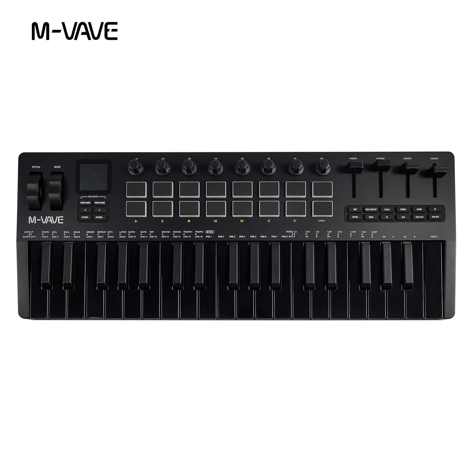 M-VAVE SMK-37 USB MIDI Control - огляд і ціна Midi Controller Pad
