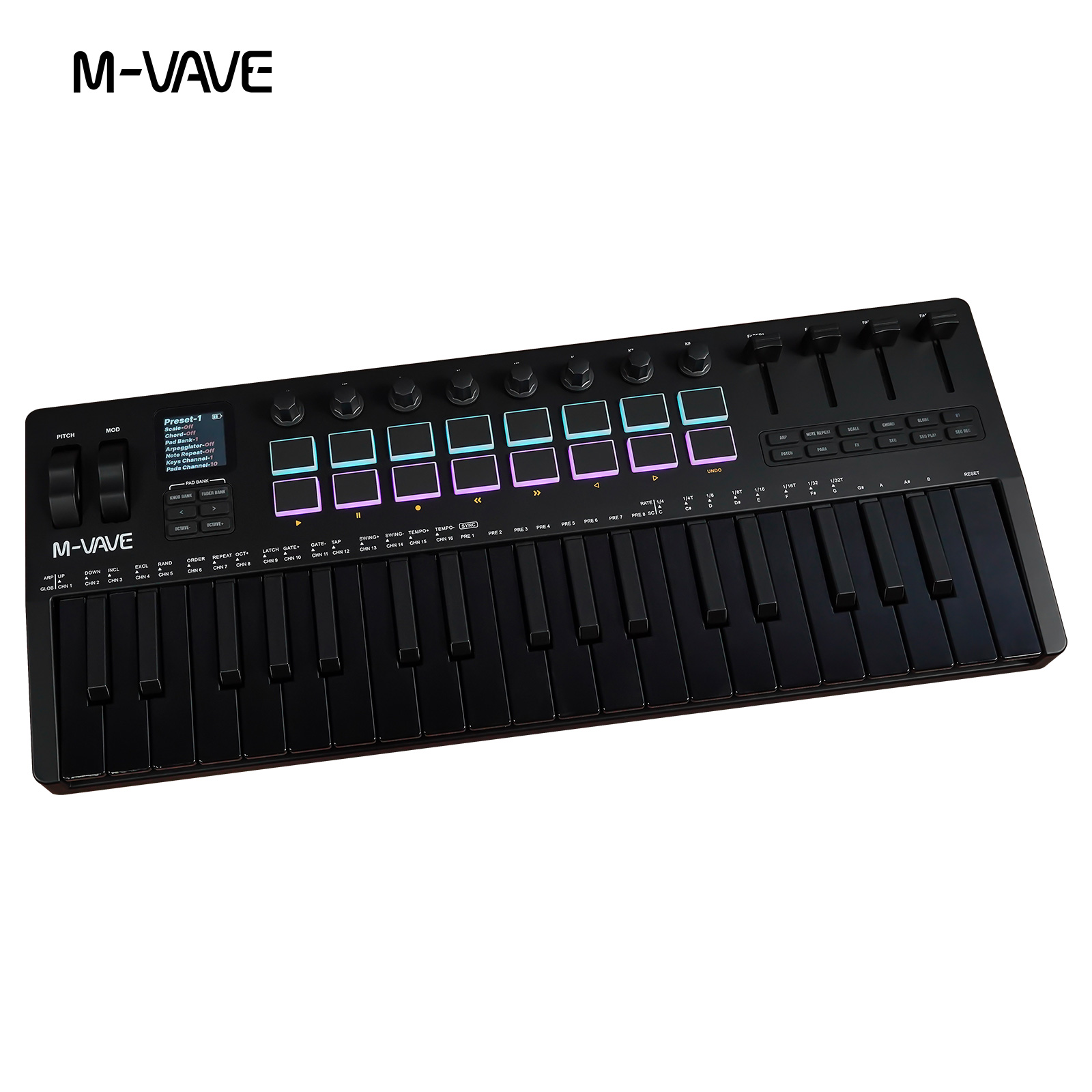 M-VAVE SMK-37 USB MIDI Control - огляд і ціна Midi Controller Pad