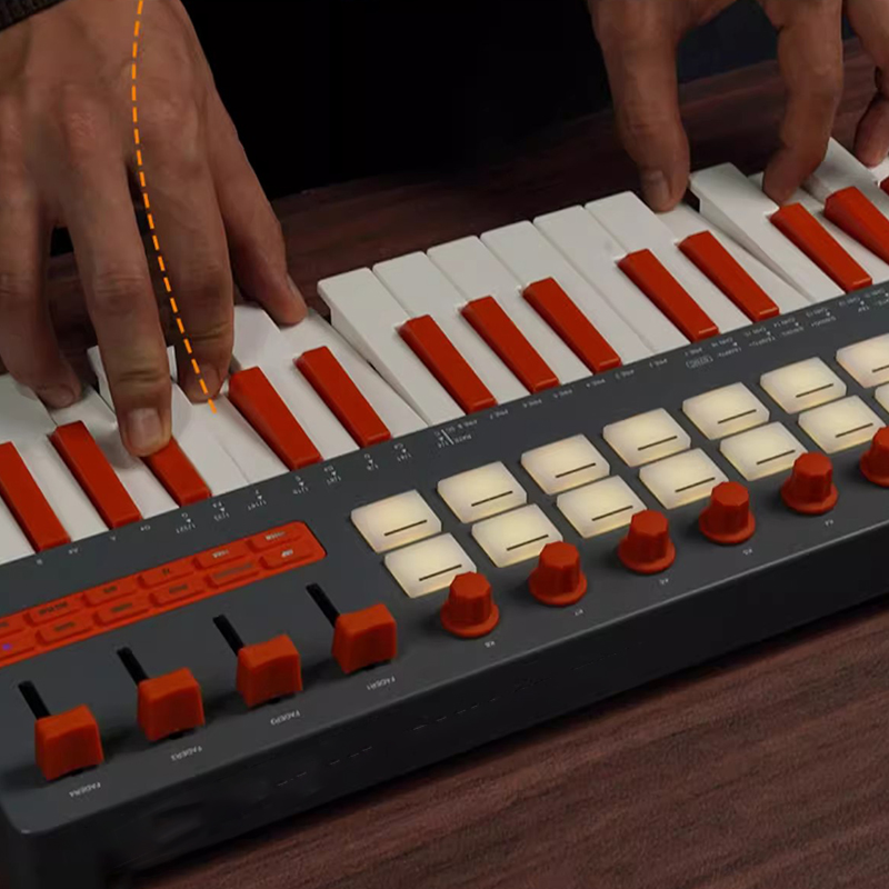 37 Key MIDI Keyboard Portable  - огляд і ціна Midi Controller Pad