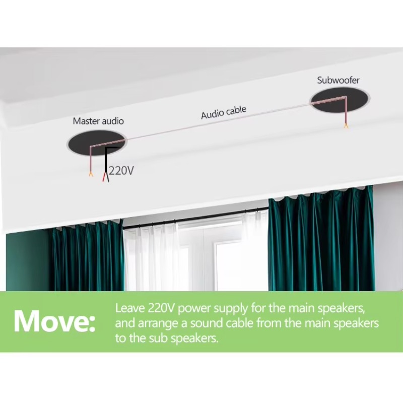 BLE Wireless Ceiling Speaker,  - огляд і ціна Audio Music Link
